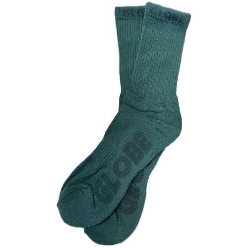 Globe Crew Socks - Forest Green