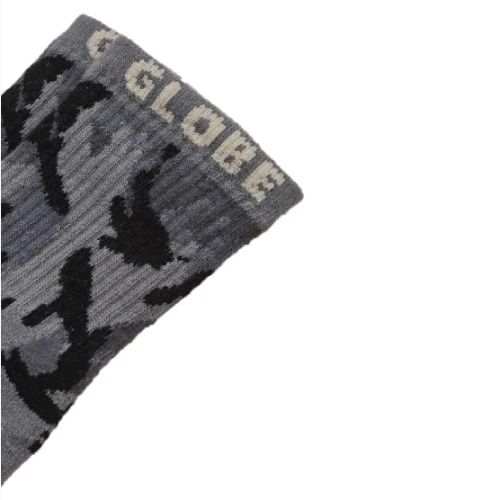 Globe Crew Socks - Grey Camo - Image 2
