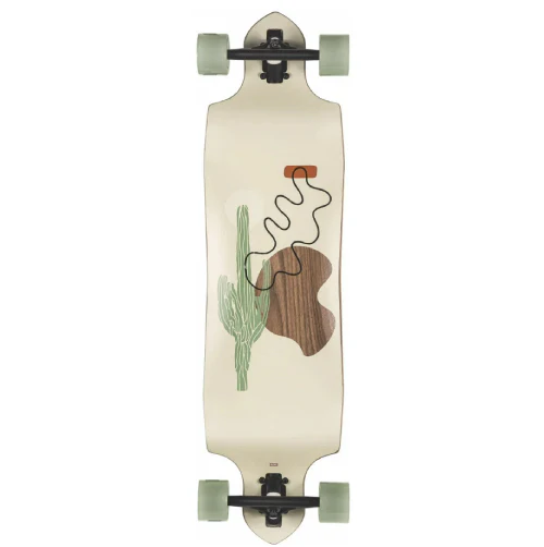 Globe Geminon Micro-Drop Walnut Cacti Longboard Complete 37"