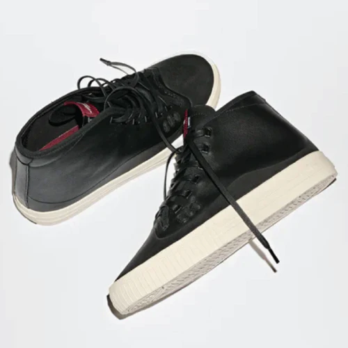 Globe Gillette Mid Skate Shoe - Black/Cream - Image 2