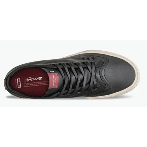 Globe Gillette Mid Skate Shoe - Black/Cream - Image 3
