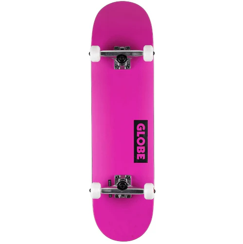Globe Goodstock Complete Skateboard Neon Purple 8.25"