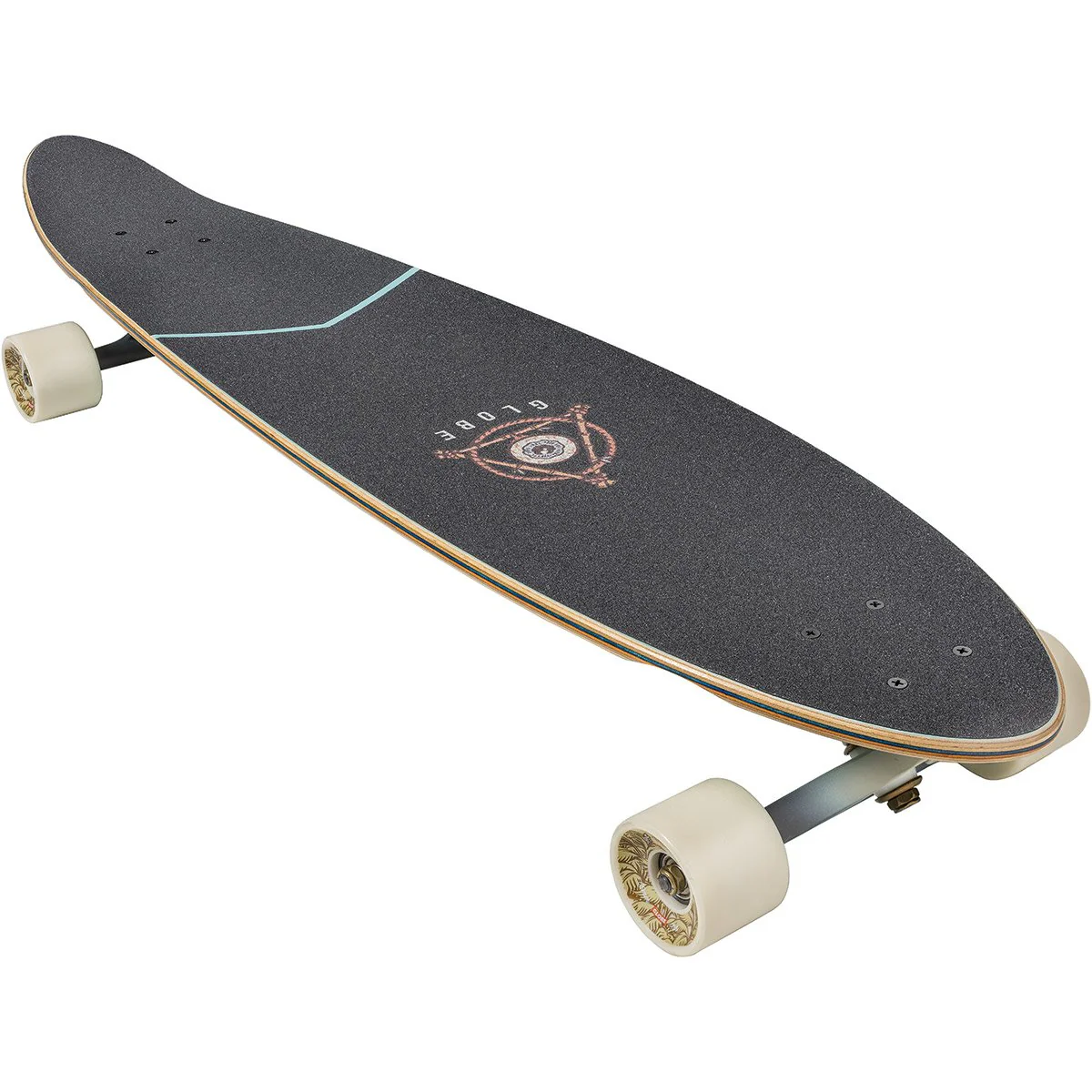 Globe Pinner Classic Half Cut Teal Longboard Complete 40" - Image 3