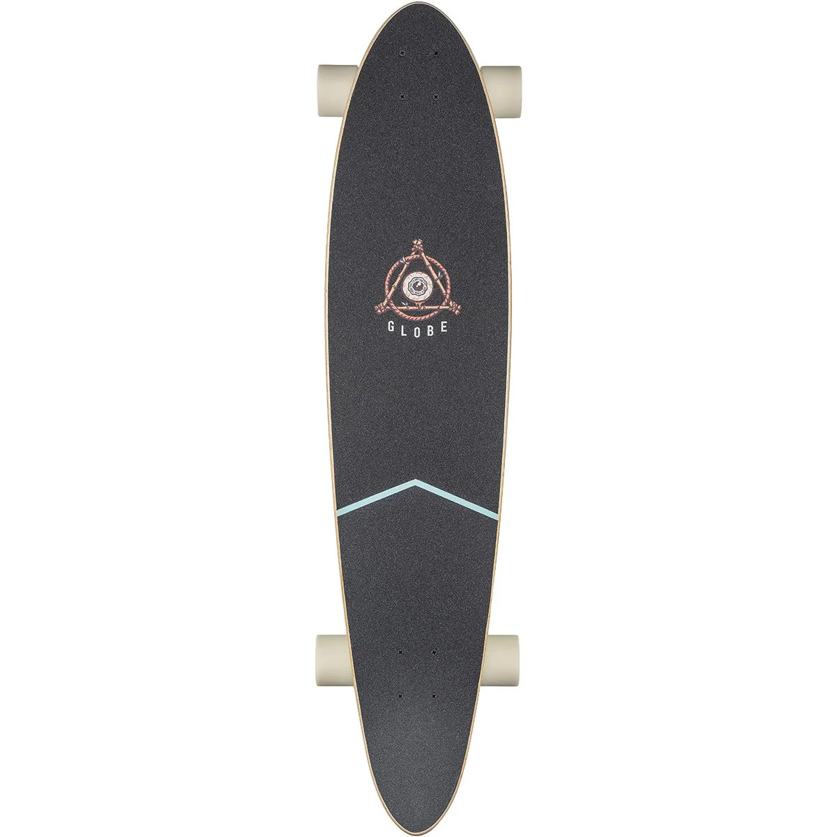 Globe Pinner Classic Half Cut Teal Longboard Complete 40" - Image 5