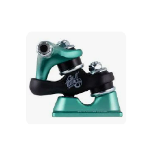 Gullwing Sidewinder II Trucks 9" (Set of 2) - Aqua/Black/Aqua - Image 4