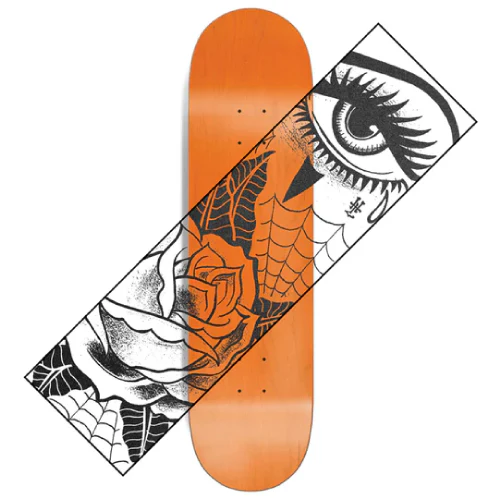 Hard Luck Sad Girl Black, Clear Griptape - Image 2
