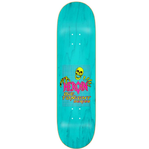 Heroin Aaron Wilson Die Tonight Skateboard Deck 8.5" - Image 3