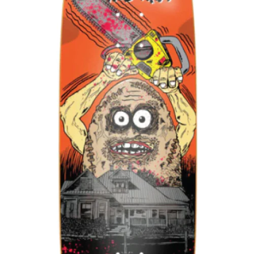 Heroin Aaron Wilson Teggxas Chain Egg Symmetrical Skateboard Deck 9.125" - Image 2