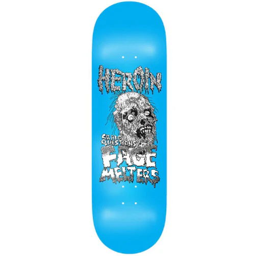 Heroin Craig Questions Face Melter Skateboard Deck 9.25" - Image 3