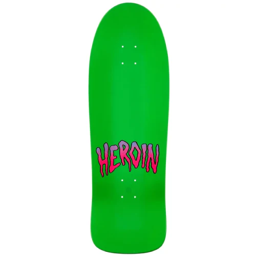 Heroin Curb Crusher Chomp Skateboard Deck 10.25" - Image 3