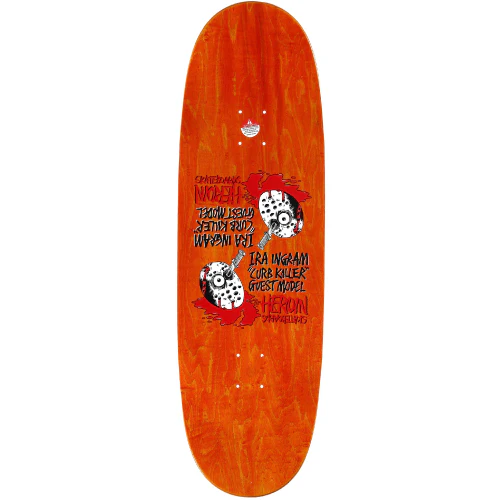 Heroin Curb Killer 6 Symmetrical Skateboard Deck 10" - Image 3