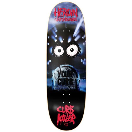 Heroin Curb Killer 8 Egg Skateboard Deck 10"