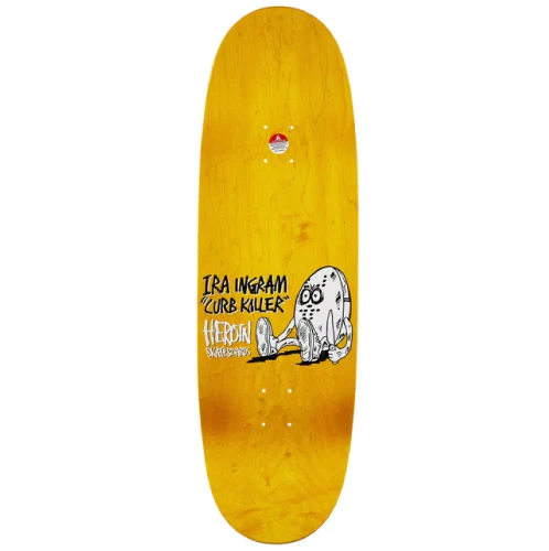 Heroin Curb Killer 8 Egg Skateboard Deck 10" - Image 3