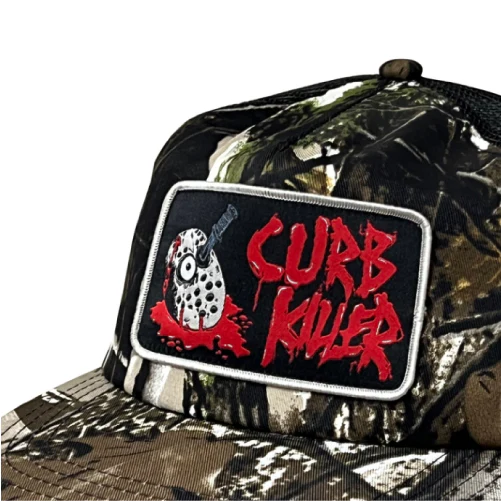 Heroin Curb Killer Trucker Snapback Hat - Image 2