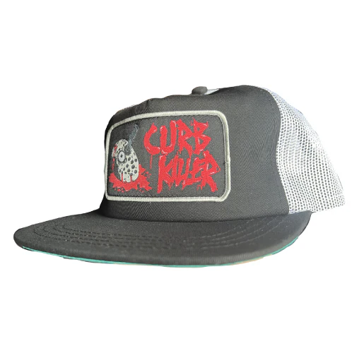 Heroin Curb Killer Trucker Snapback Hat - Image 3