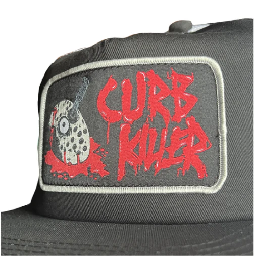 Heroin Curb Killer Trucker Snapback Hat - Image 4