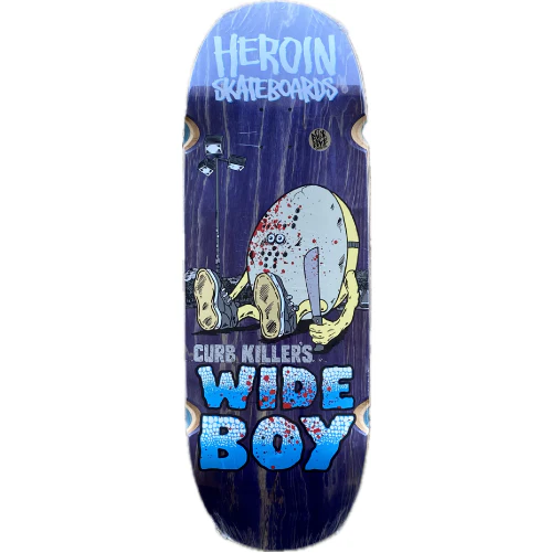 Heroin Curb Killer's Wide Boy Skateboard Deck 10.75" - Image 6