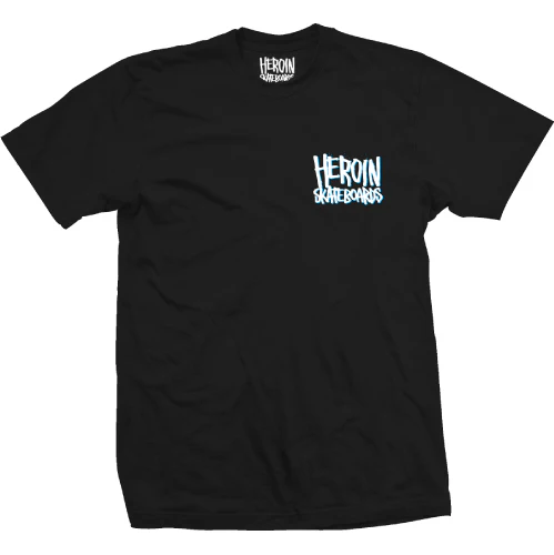 Heroin Curb Killer's Wide Boy Tee - Black - Image 2