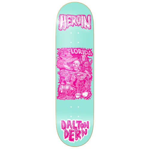 Heroin Dern Allegory of Fear Skateboard Deck 8.5
