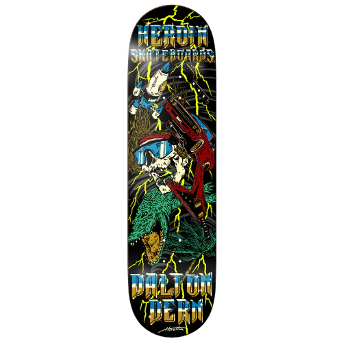 Heroin Dern Hurricane Skateboard Deck 8.5"