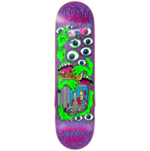 Heroin Dern Mutate or Die Skateboard Deck 8.75"