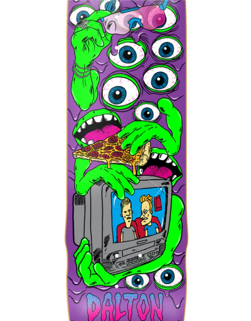 Heroin Dern Mutate or Die Skateboard Deck 8.75" - Image 2