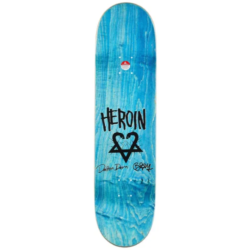 Heroin Dern X Bam Skateboard Deck 8.38" - Image 3