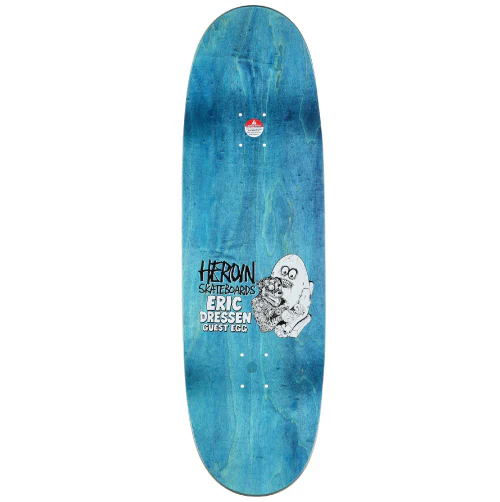 Heroin Dressen Guest Egg Skateboard Deck 9.75" - Image 4