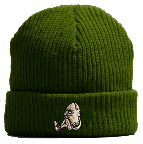 Heroin Egg Beanie - Olive Green