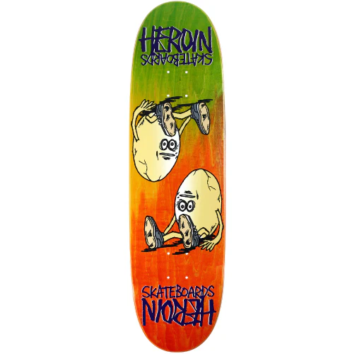 Heroin Egg Symmetrical Skateboard Deck Rainbow Assorted 8.75" - Image 2
