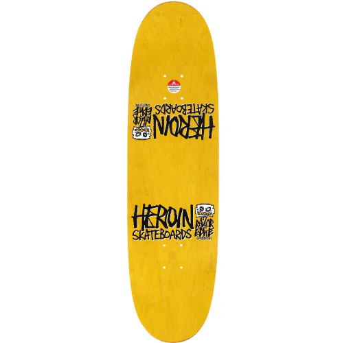 Heroin Egg Symmetrical Skateboard Deck Rainbow Assorted 8.75" - Image 5