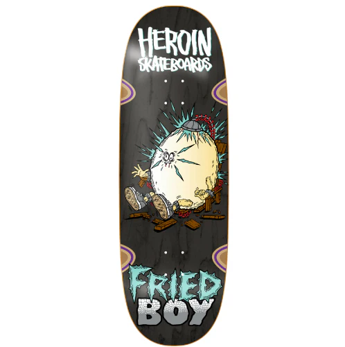 Heroin Fried Boy Skateboard Deck 10.4"