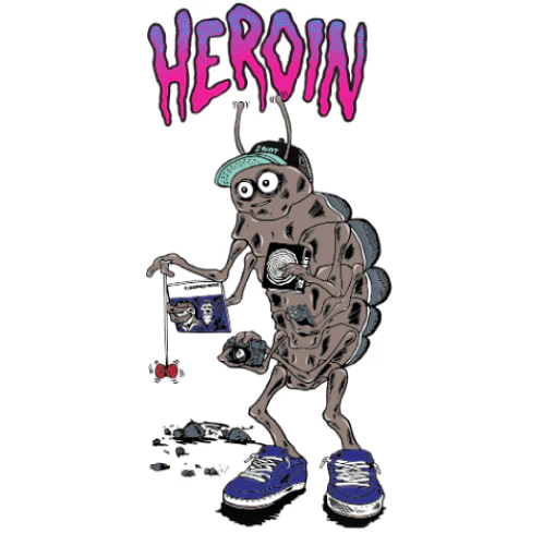 Heroin Fried Boy Stickers - Individual - Image 4