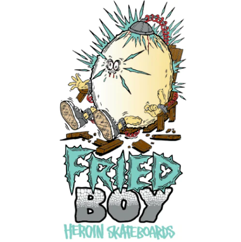 Heroin Fried Boy Stickers - Set of 6 - Image 3
