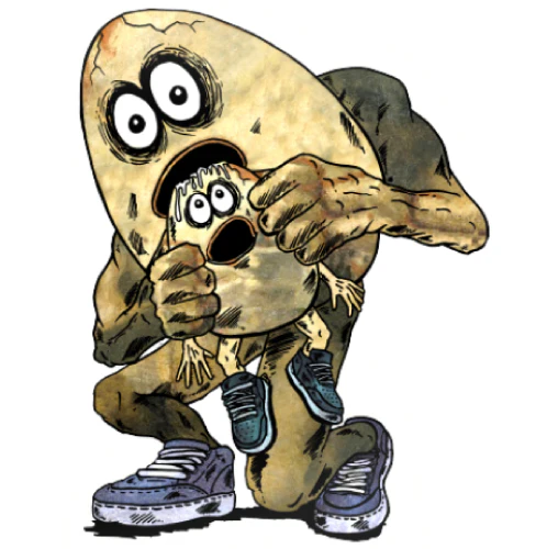 Heroin Fried Boy Stickers - Set of 6 - Image 8