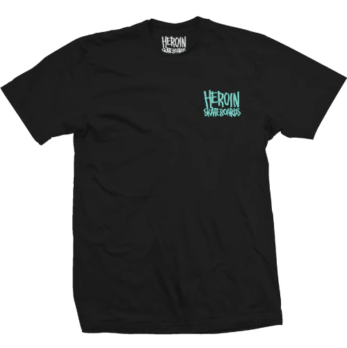 Heroin Fried Boy Tee - Black - Image 2