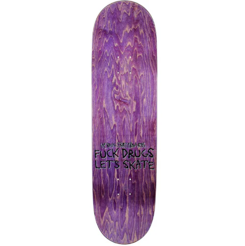 Heroin Fuck Drugs Skateboard Deck 8.75" - Image 3