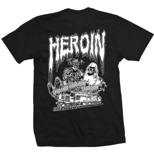 Heroin Ghost Train Tee - Black