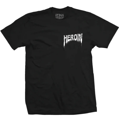 Heroin Ghost Train Tee - Black - Image 2