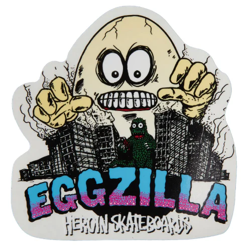 Heroin Eggzilla Stickers - Individual - Image 3