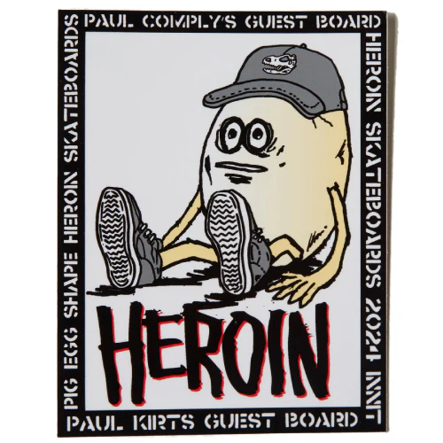 Heroin Eggzilla Stickers - Individual - Image 6
