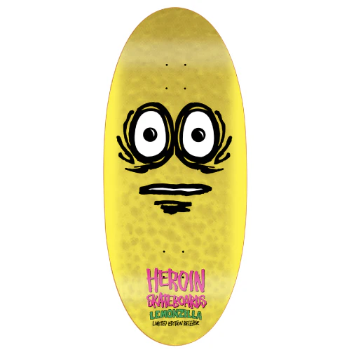 Heroin Lemonzilla Skateboard Deck 13.5"
