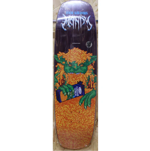 Heroin Mandy X Bratrud Symmetrical Shuv Skateboard Deck 9.0" - Image 3