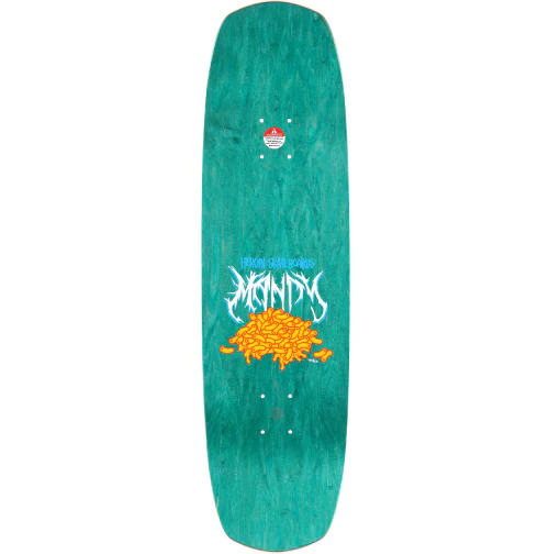 Heroin Mandy X Bratrud Symmetrical Shuv Skateboard Deck 9.0" - Image 6