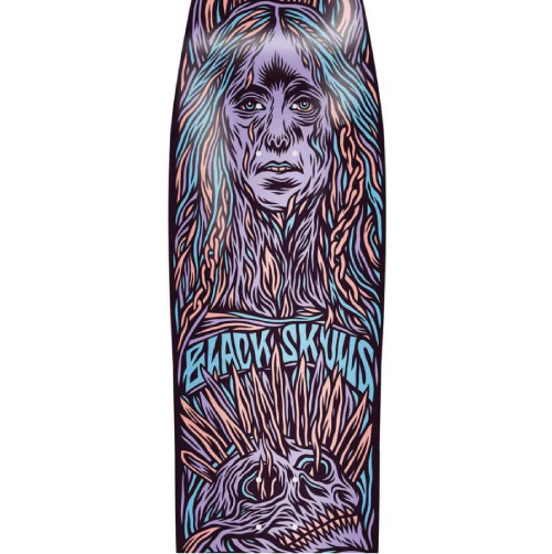 Heroin Mandy X Newell Shaped Skateboard Deck 9.25" - Image 2
