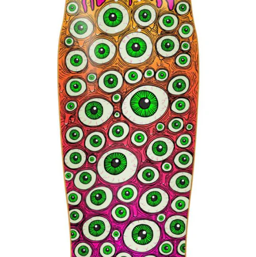 Heroin Mini Eyeballer Shaped Skateboard Deck 9.0" - Image 2