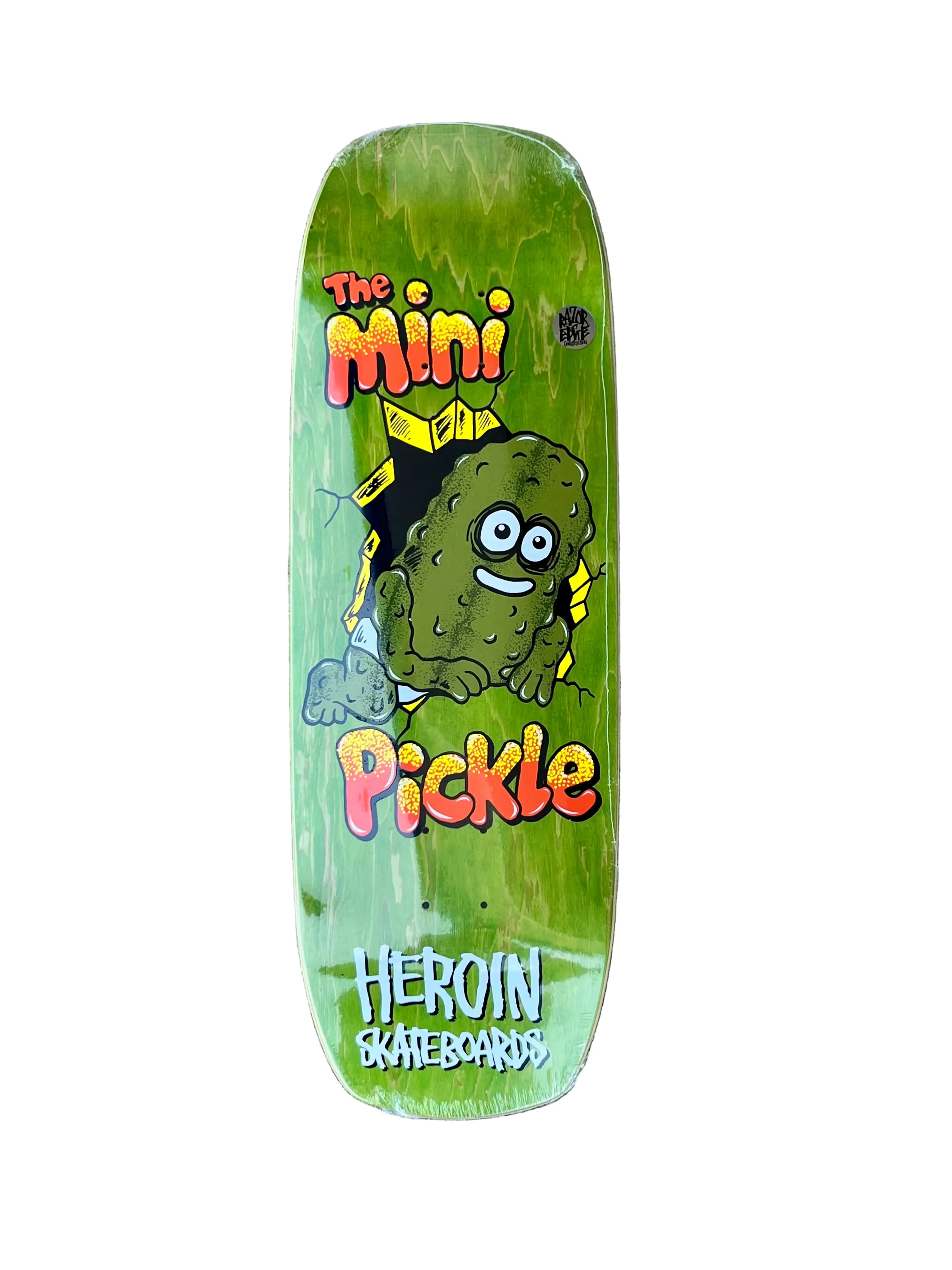 Heroin Mini Pickle Skateboard Deck 9.5" - Image 7