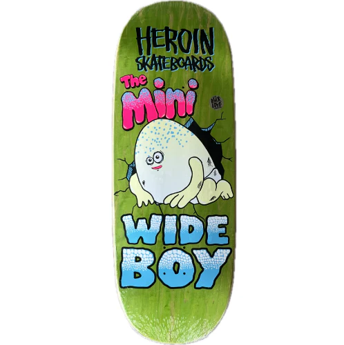 Heroin Mini Wide Boy Skateboard Deck 10.5" - Image 4