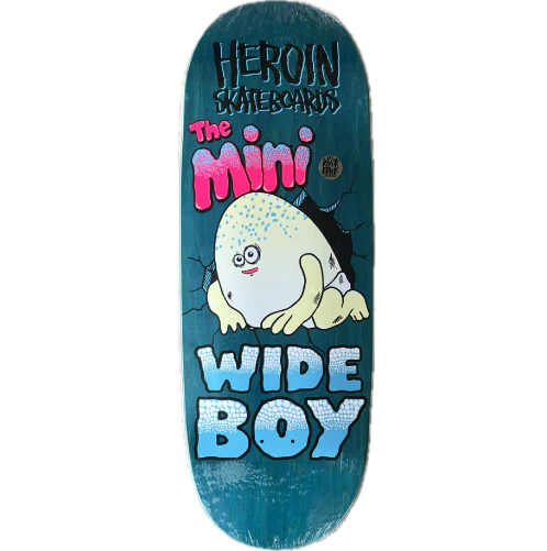 Heroin Mini Wide Boy Skateboard Deck 10.5" - Image 5