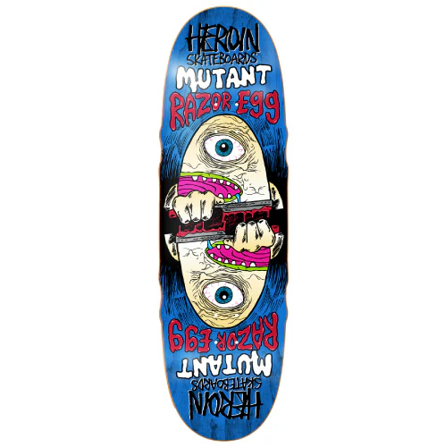 Heroin Mutant Razor Egg Skateboard Deck 9.5"